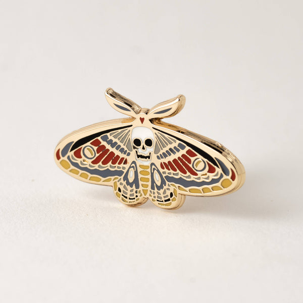 Death's Head Hawkmoth Enamel Pin