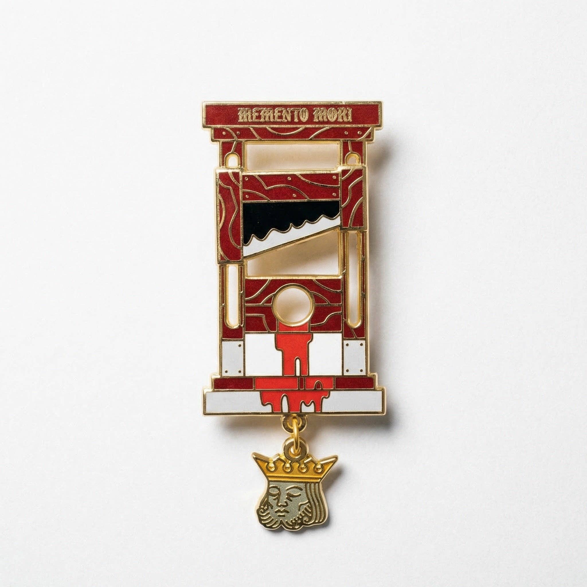 Deluxe Guillotine Enamel Pin