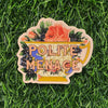 Polite Menace Teacup Vinyl Sticker