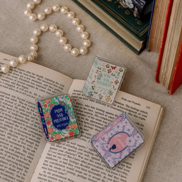 Jane Austen Acrylic Clip Set