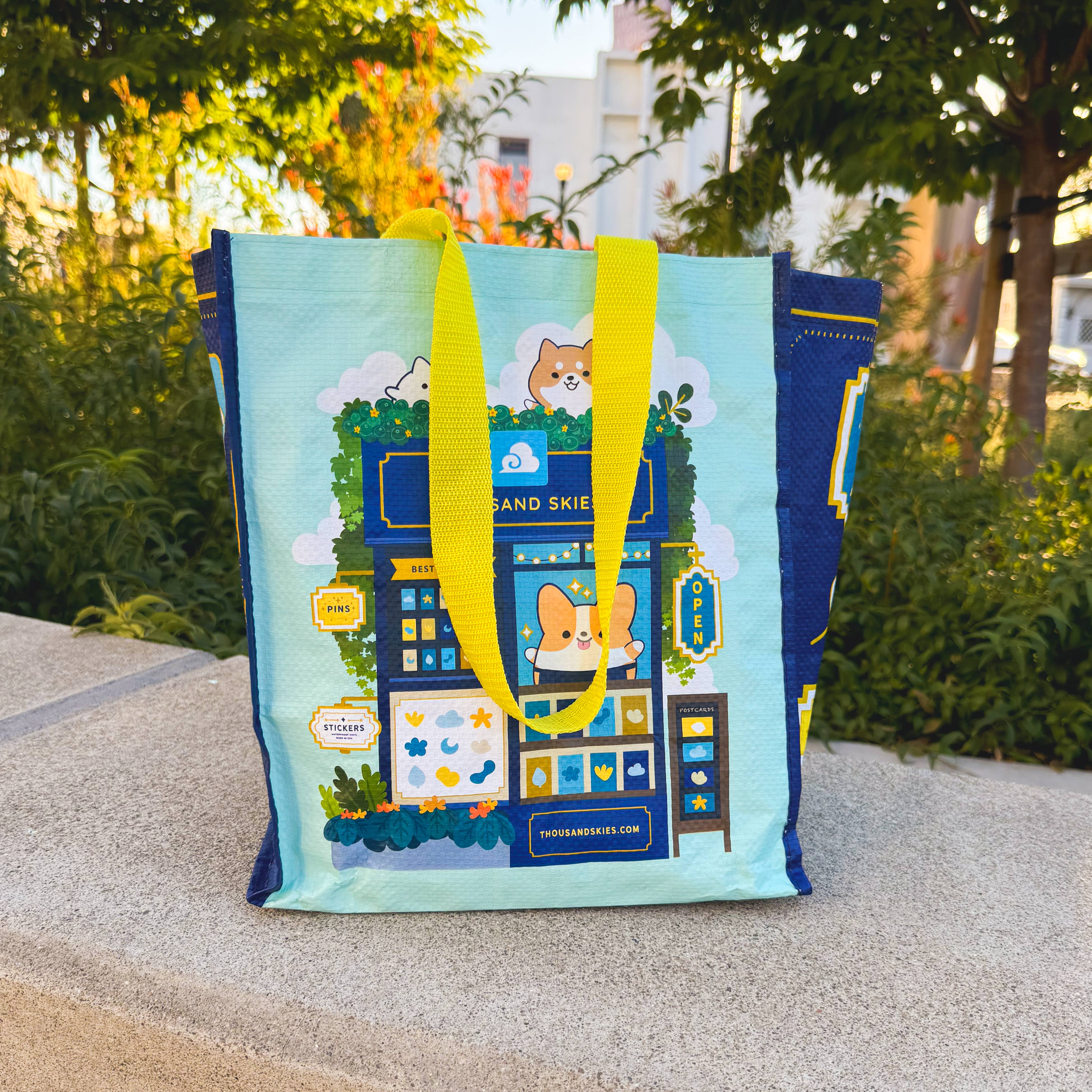 Little Kiosk Medium Shopping Bag