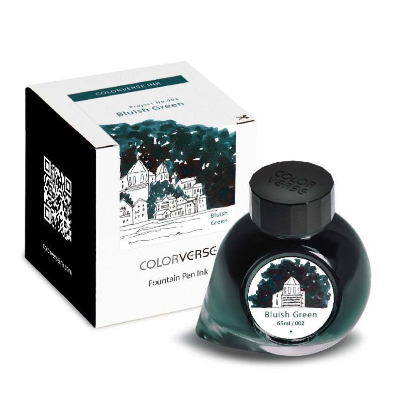 Bluish Green Fountain Pen Ink | Project Ink Vol. 1, No. 002