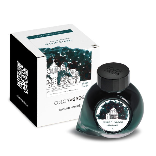 Bluish Green Fountain Pen Ink | Project Ink Vol. 1, No. 002
