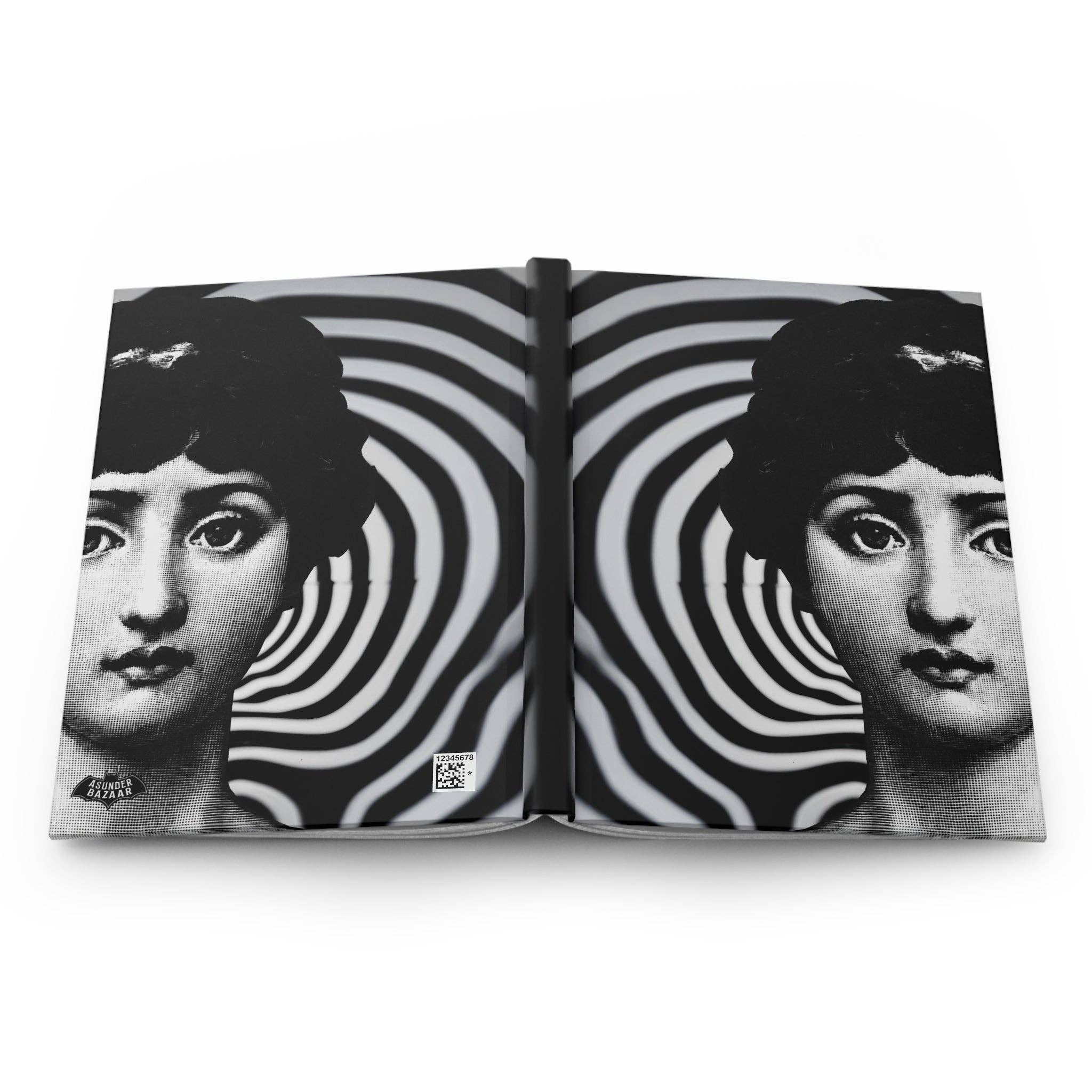 Hypnotic Lina Collage Matte Hardcover Journal