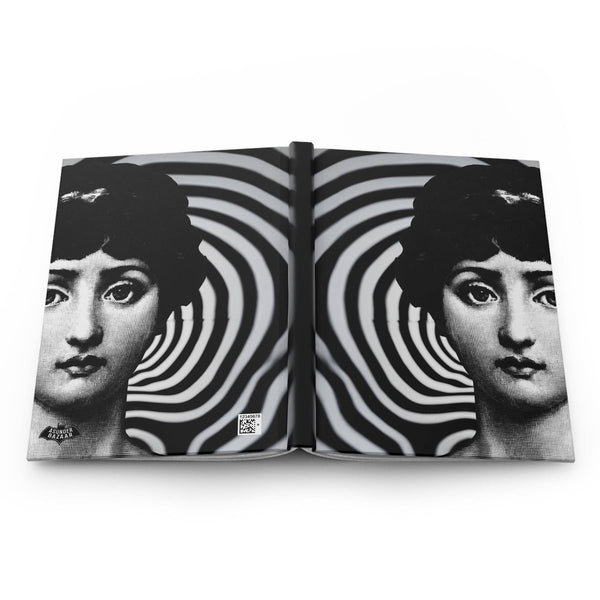 Hypnotic Lina Collage Matte Hardcover Journal