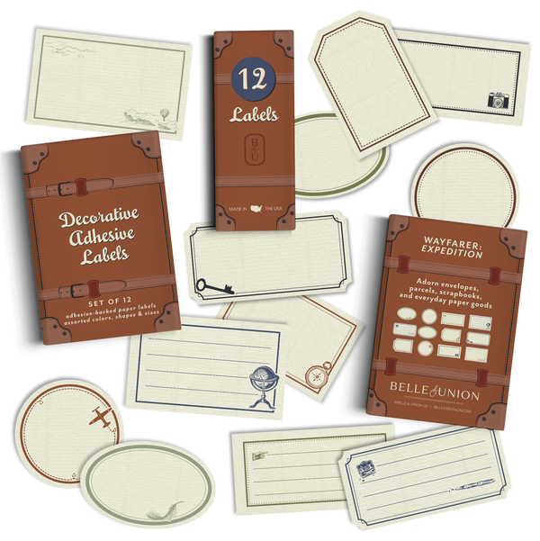 Expedition Wayfarer Paper Label Stickers