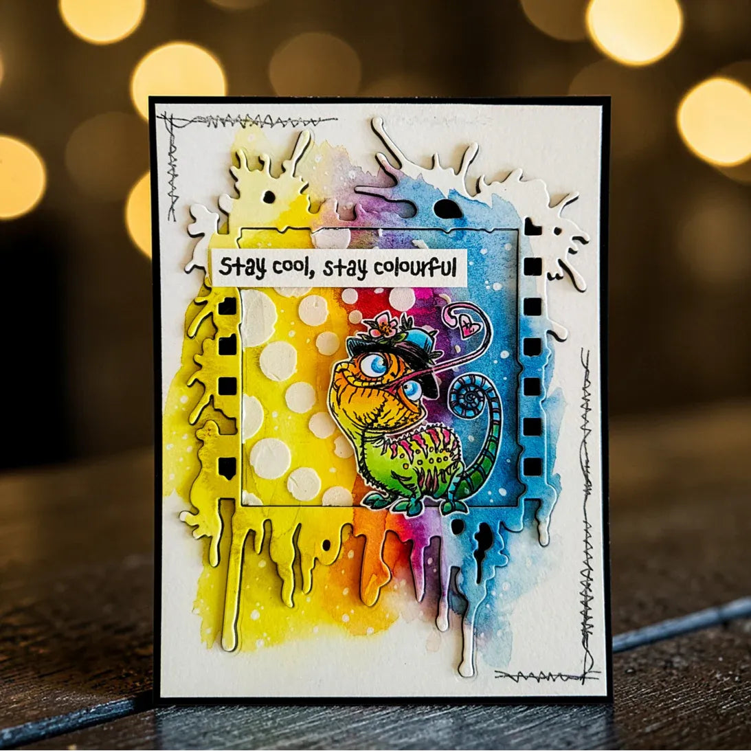 Sewn Sparks Clear Stamp Set No. 1337