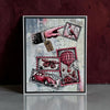 Miniature Postage Stamps A7 Clear Stamp Set No. 1443