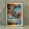 The Daily News A7 Background Stamp No. 1342