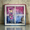 Bee Geometry A7 Clear Stamp Set No. 1341