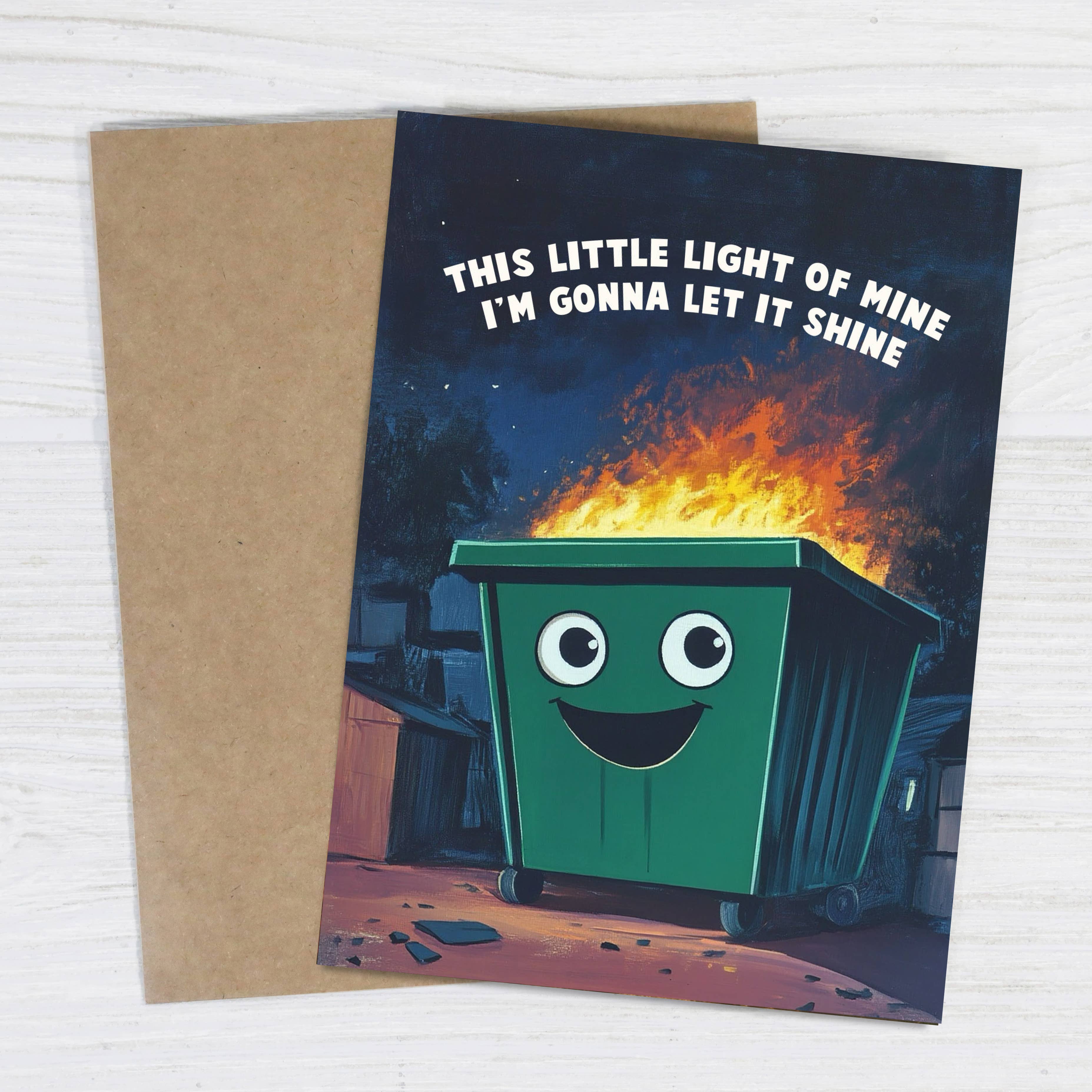 This Little Light of Mine | Funny Encouragement Card