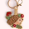 Hedgehog Beaded Keyring