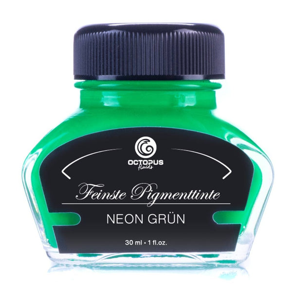 Neon Highlighter Green Pigmented Fountain Pen Ink