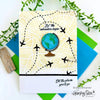 Road Map 6x6 Background Stencil {Retired}