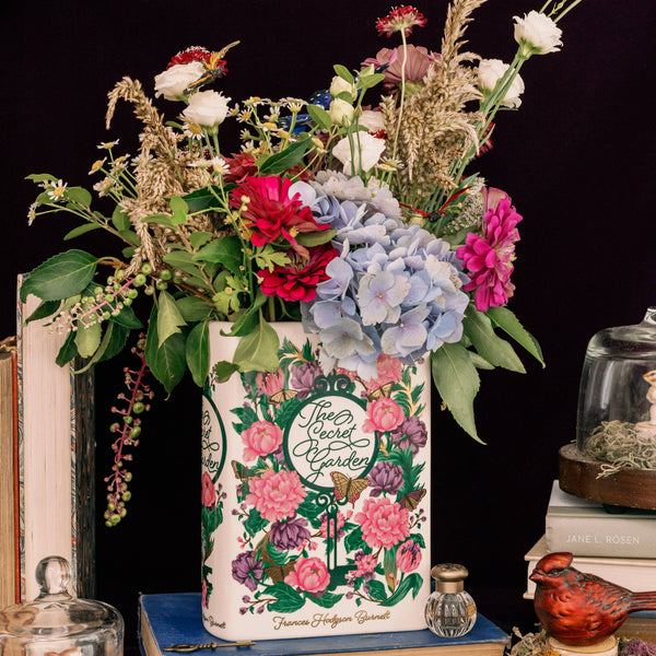 Secret Garden Large Book Vase