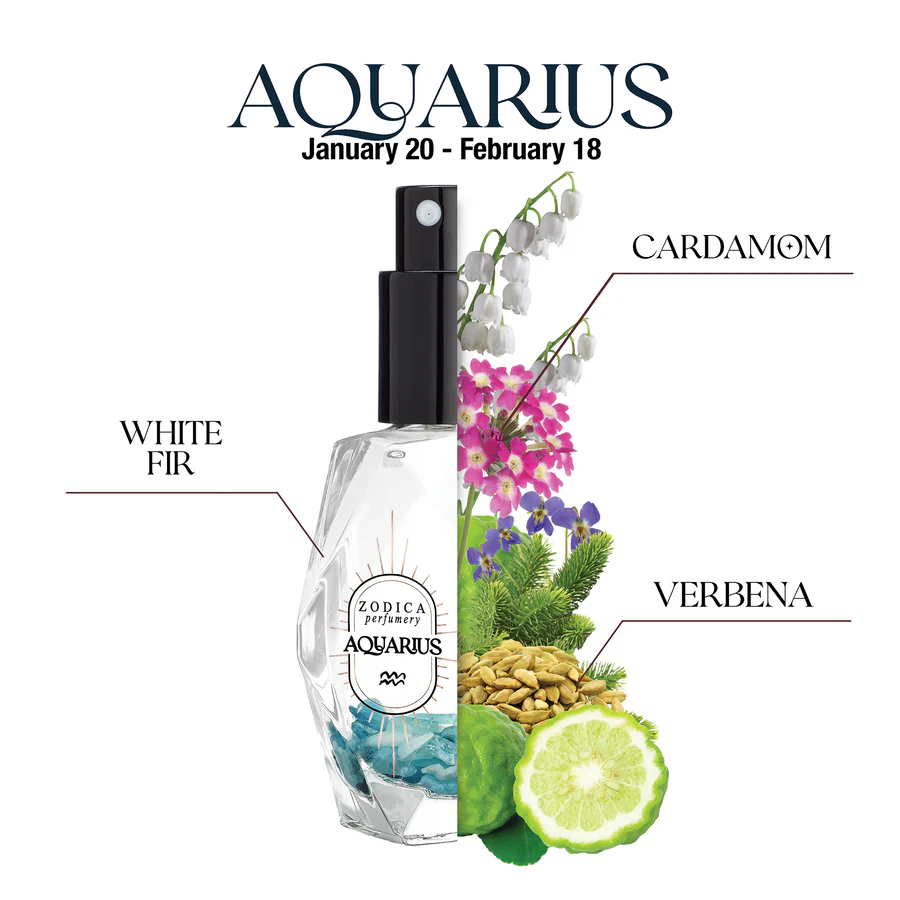Mini Crystal-Infused Zodiac Perfume