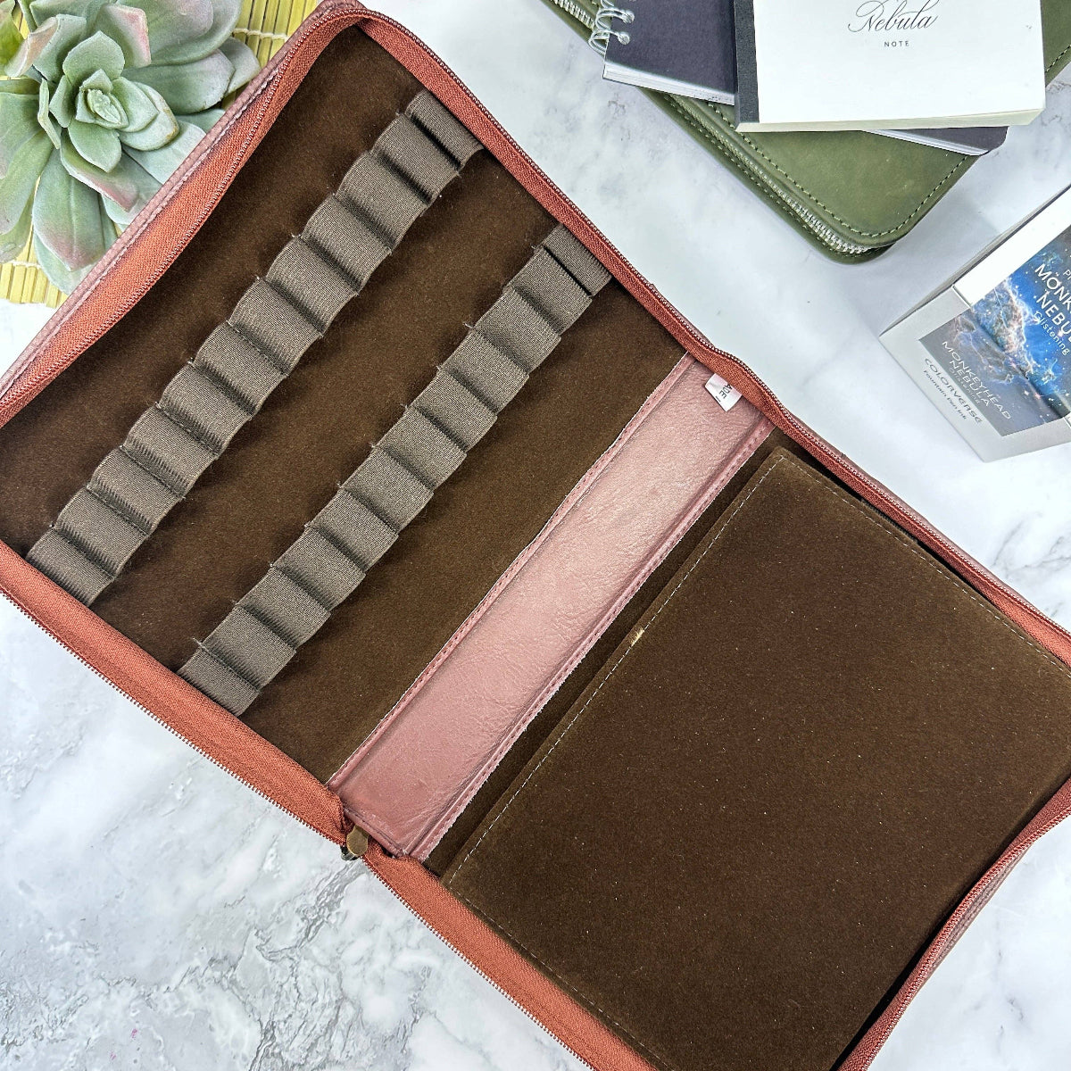 Sugar Plum Zippered 24-Pen Case