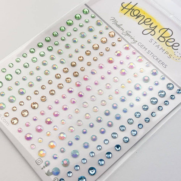 Modern Spring Gem Stickers