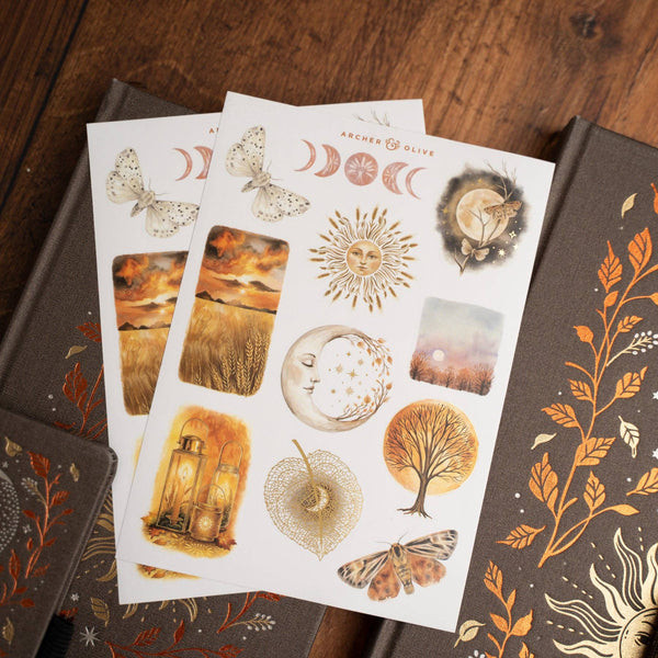 {coming soon!} Harvest Moon Sticker Set