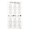 Typewriter Days Weekly Sticker Sheet