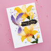 Hummingbird Textures 6x6 Stencil