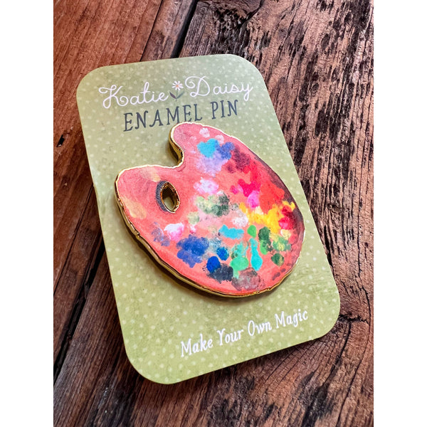 Painter's Palette Enamel Pin