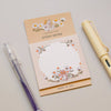 Jackalope's Garden Cream Sticky Notes