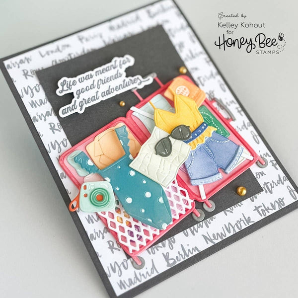 Packed Suitcase Lovely Layers Die Set {Retired}