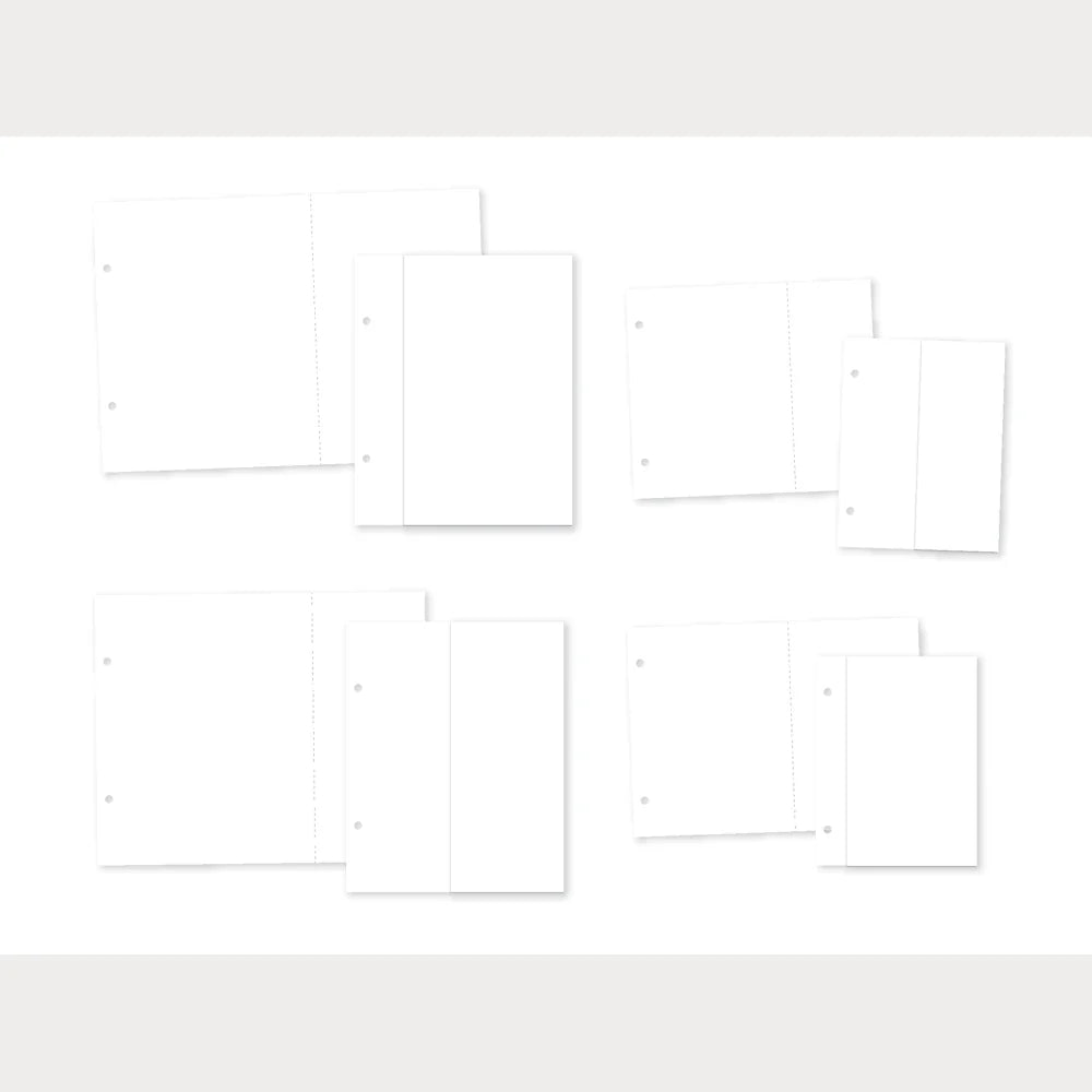 Interactive 4x6 / 6x8 Flip Page Binder Inserts | Sn@p!