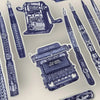 Fountain Pens Clear Sticker Set