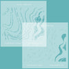 Beach Break 6x6 Coordinating Stencils