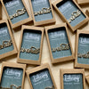 Weirdo Wearable Words Gold-Plated Calligraphy Pin