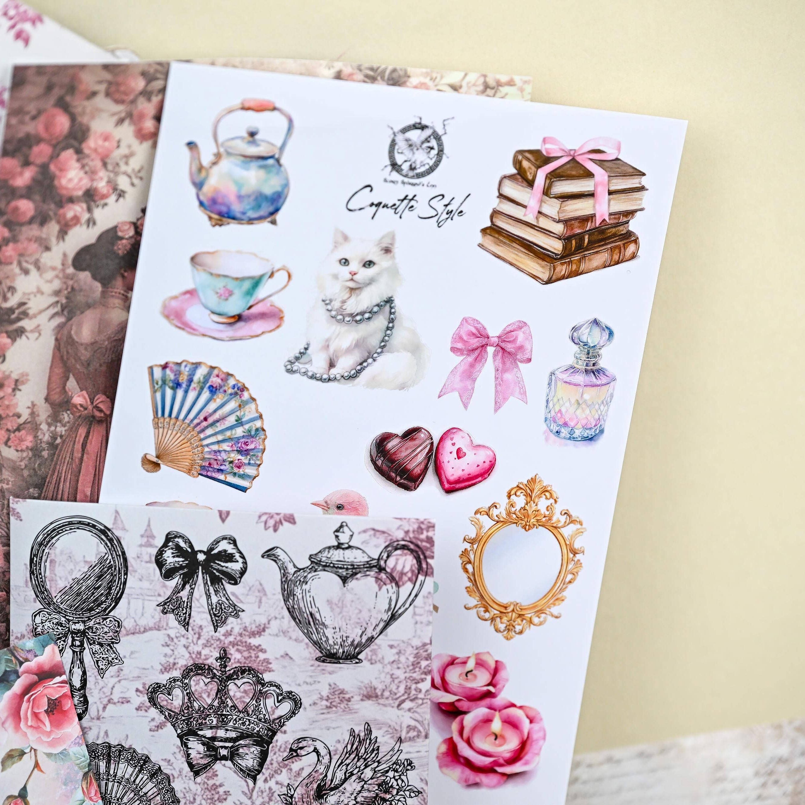 Coquette Craft & Stationery Box