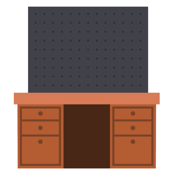 Pegboard and Desk Lovely Layers Die Set