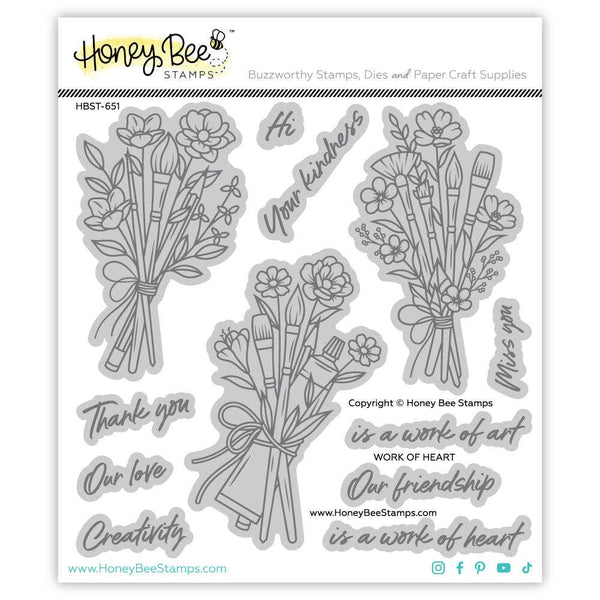 Work Of Heart 6x6 Photopolymer Stamp Set