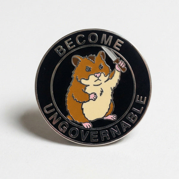 Ungovernable Hamster Pin