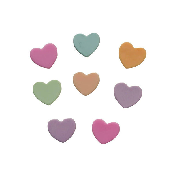 Convo Hearts Flat Backz Embellishment Set