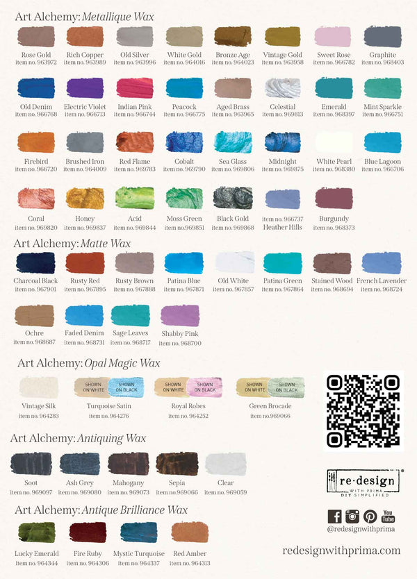 Aged Brass Metallique Art Alchemy Wax | Finnabair Art Alchemy