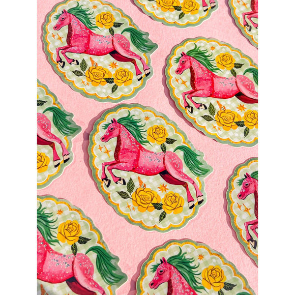 Sparkle Pony Glitter Sticker