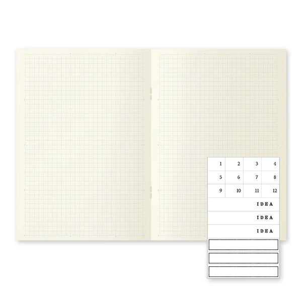 MD Light A5 Notebooks 3pk