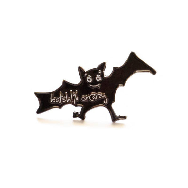 BatS#@t Crazy Batty Bat Soft Enamel / Lapel Pin