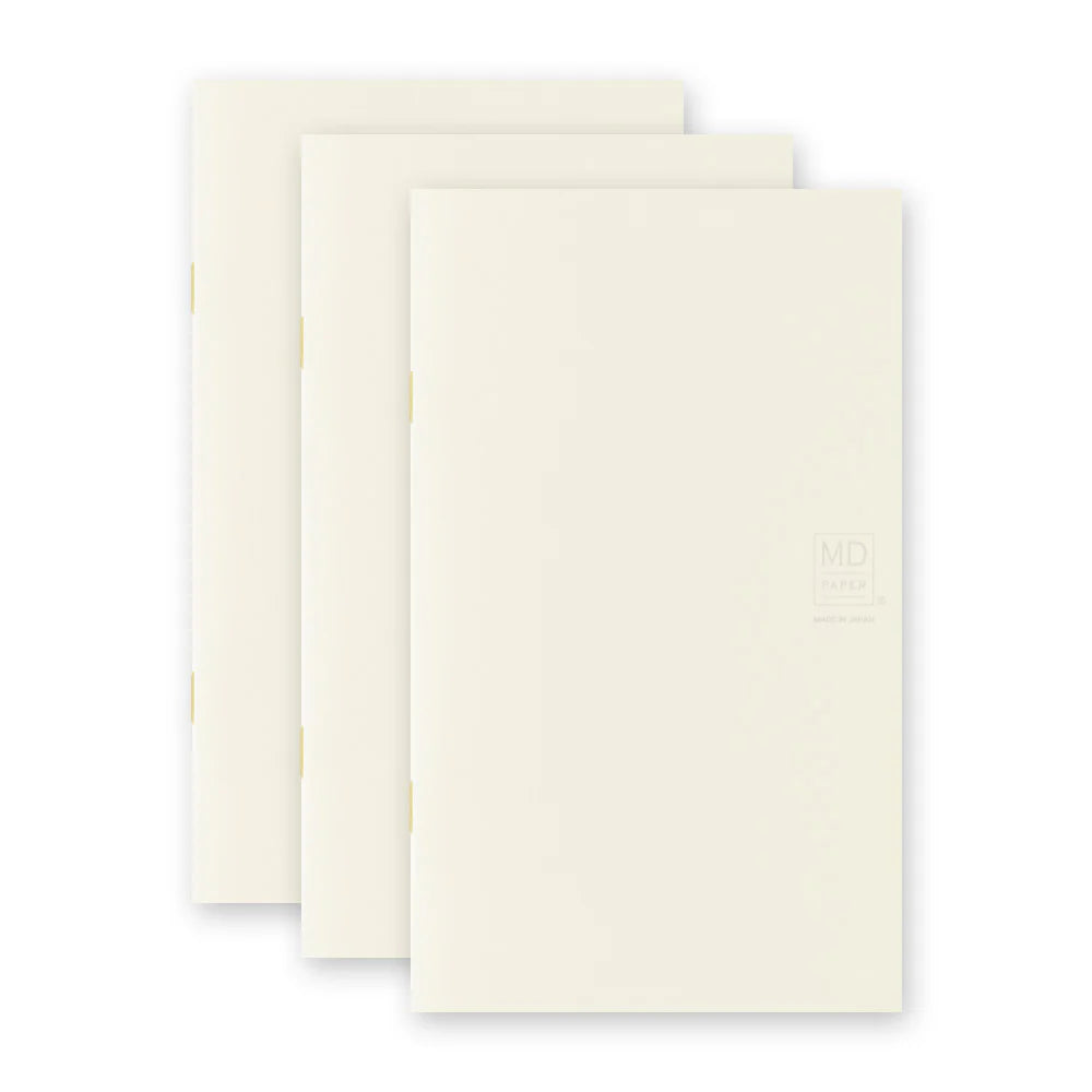 MD Cream B6 Slim Light Notebooks 3pk