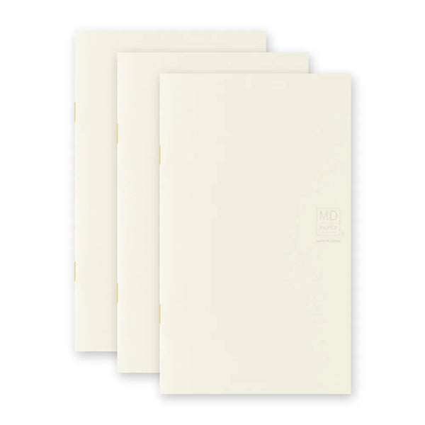 MD Cream B6 Slim Light Notebooks 3pk