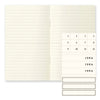 MD Cream B6 Slim Light Notebooks 3pk