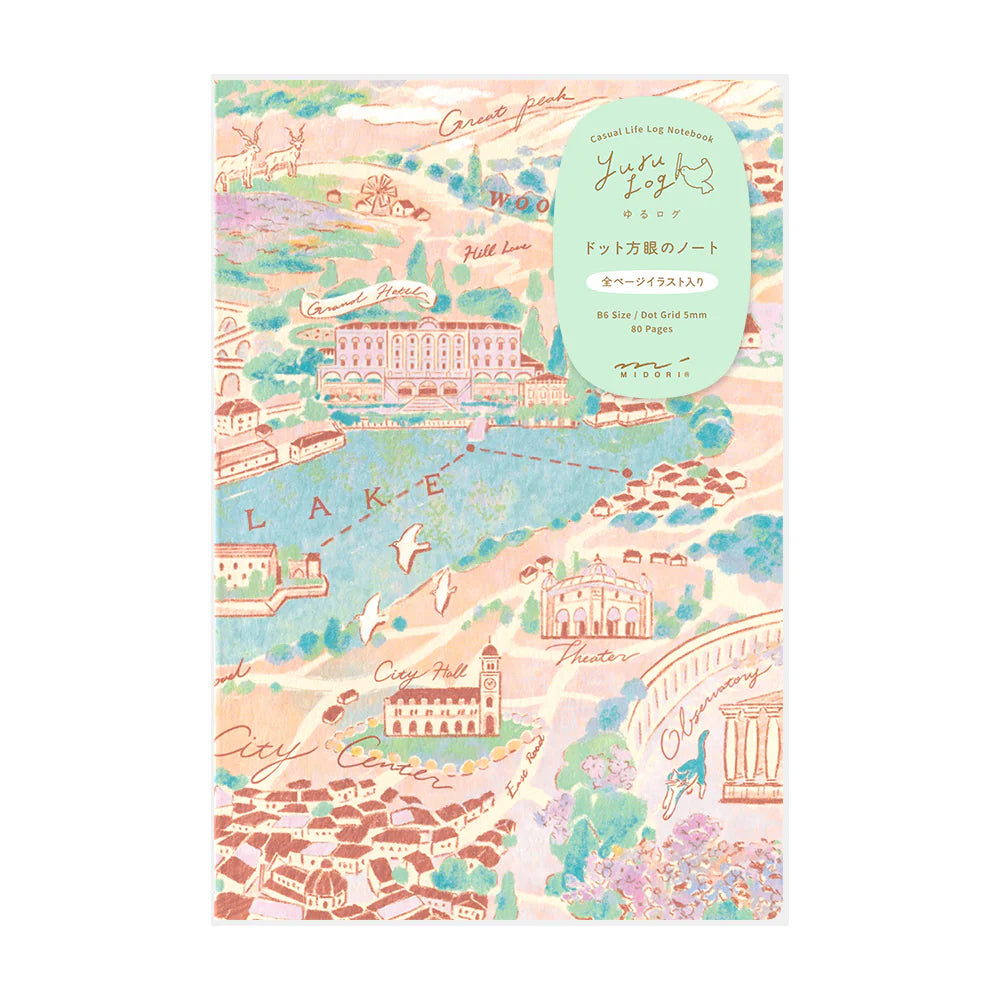 Travel & Hotel B6 Yuru Log Notebook