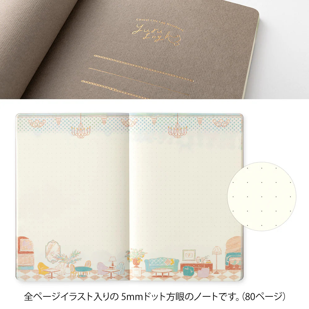 Travel & Hotel B6 Yuru Log Notebook