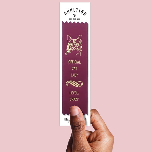 Cat Lady Award Ribbon