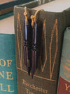 French Black Vintage Nib Earrings