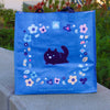 Floral Cats Medium Shopping Bag