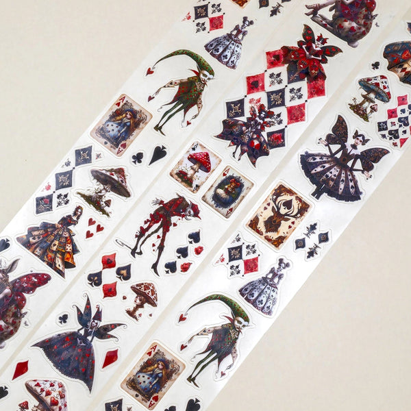 Alice's Dark Fairies Kiss-Cut Transparent Tape
